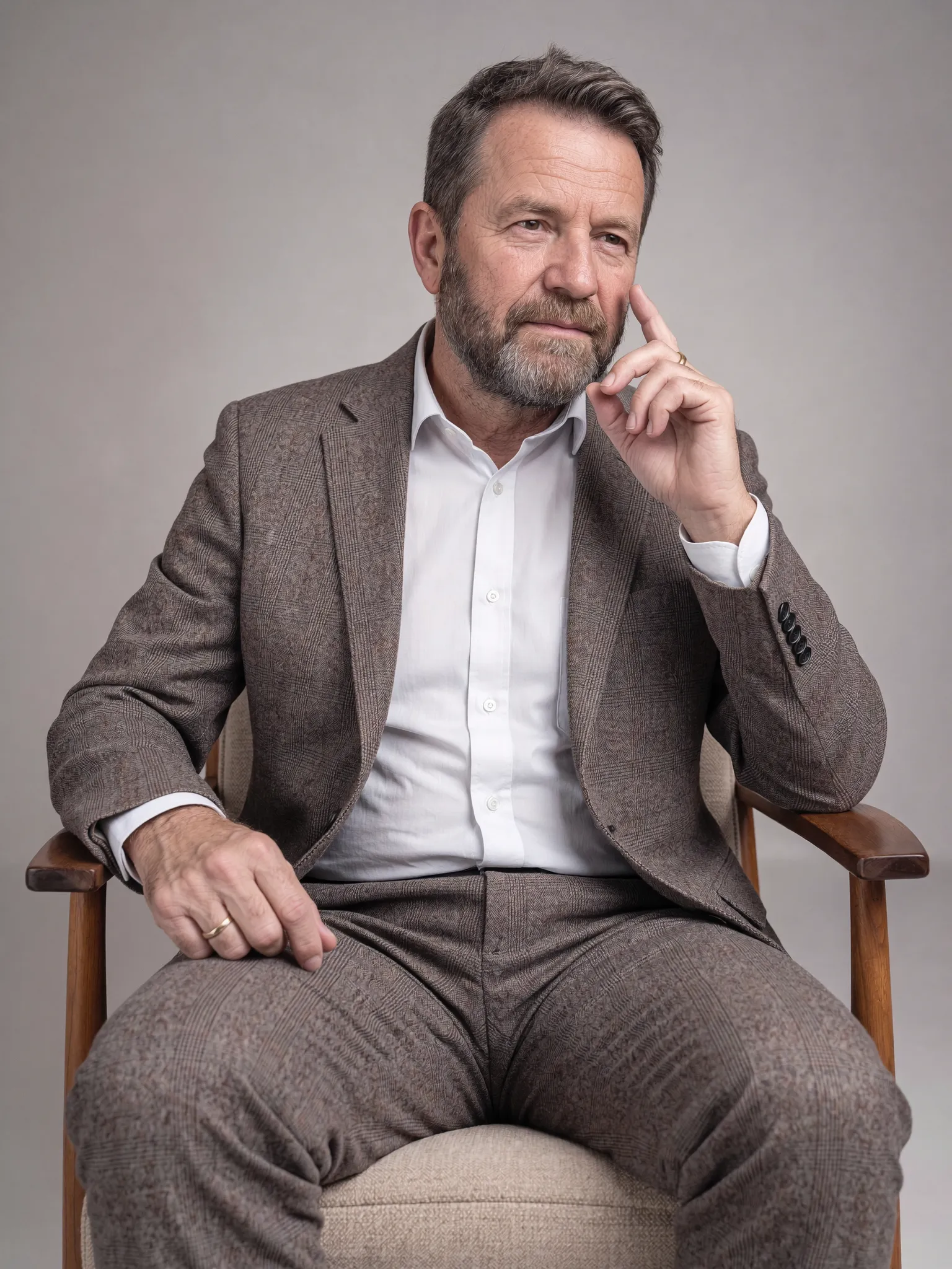 Portret AI — starszy mężczyzna